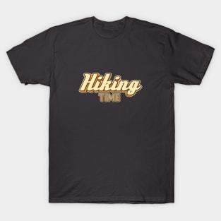 Hiking time typography T-Shirt